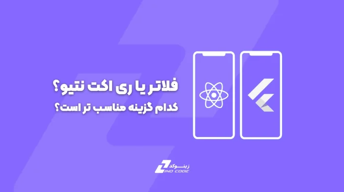 فلاتر یا ری‌اکت نتیو؟ - زینوکد